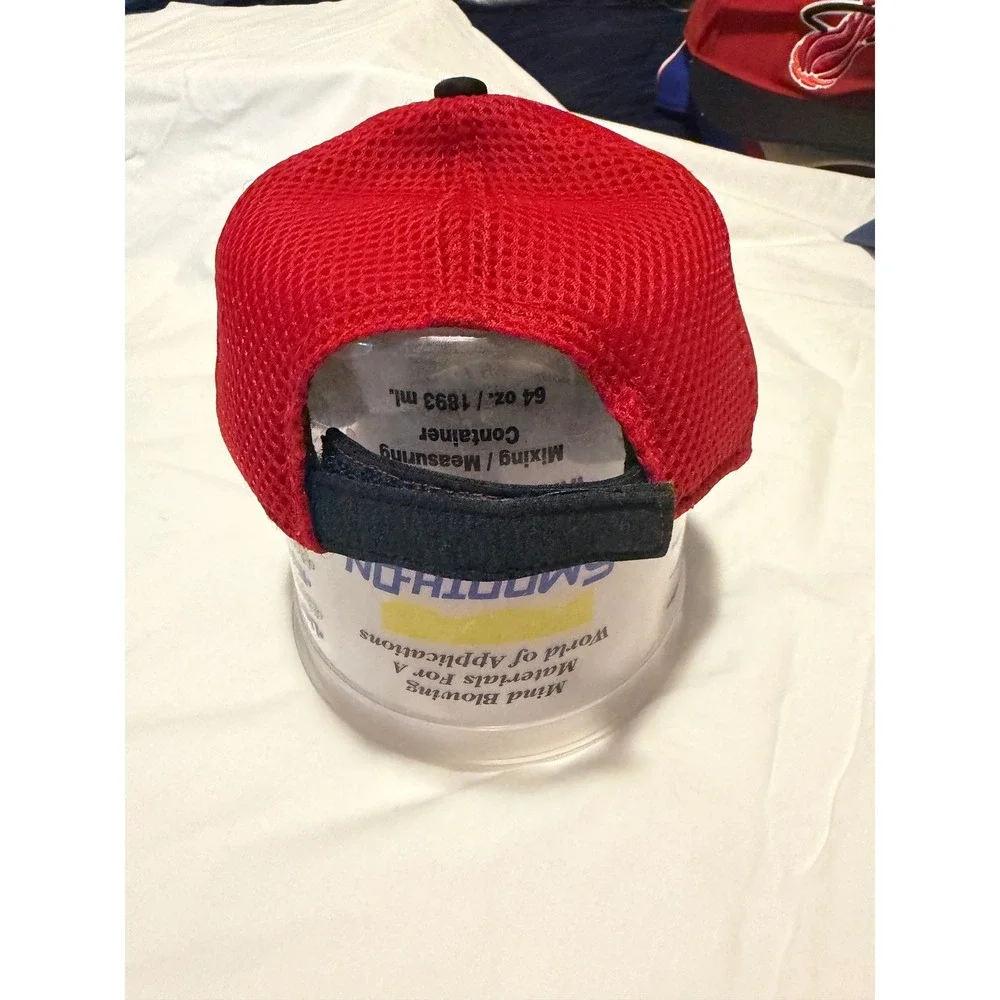 New Era 9FORTY Cleveland Indians Youth Hat Navy Blue Red Mesh‎ Adjustable Cap